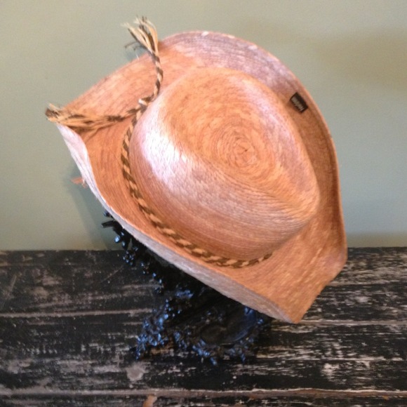 Peter Grimm straw cowboy hat - Picture 1 of 4