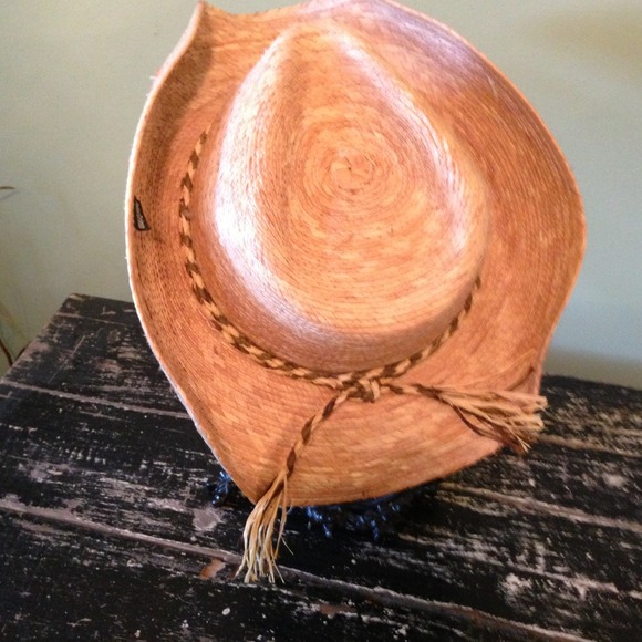 Peter Grimm straw cowboy hat - Picture 2 of 4