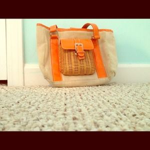 Orange & Tan handbag 😁😍👌