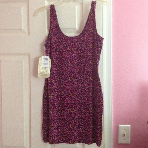 Charlotte Russe leopard print dress
