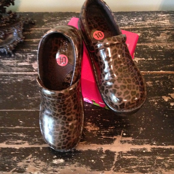 Born clogs with adorable print!