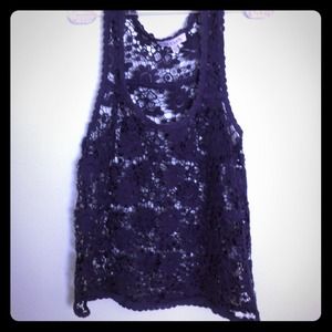 Navy blue Delia's Top