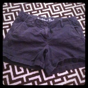 J crew navy boyfriend shorts