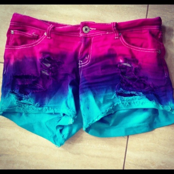 Dyed shorts:) custom made