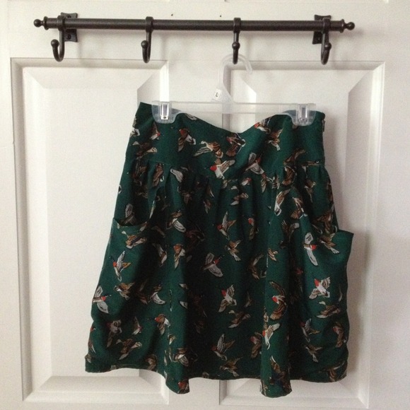 SOLD***Duck Print Skirt