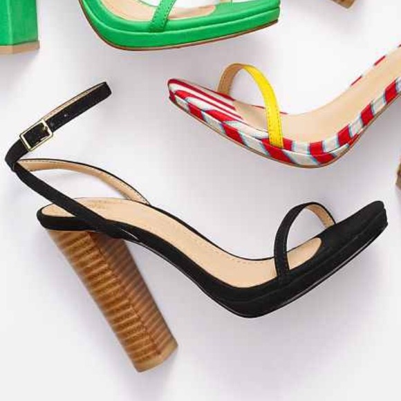 Victoria's Secret ankle strap block heel sandals