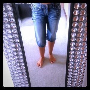 BKE denim capris- both pairs