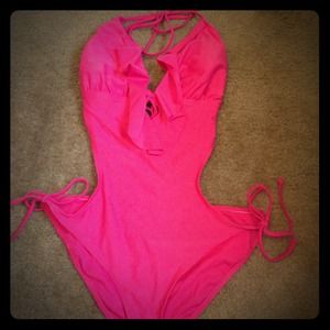 Joe boxer monokini hot pink