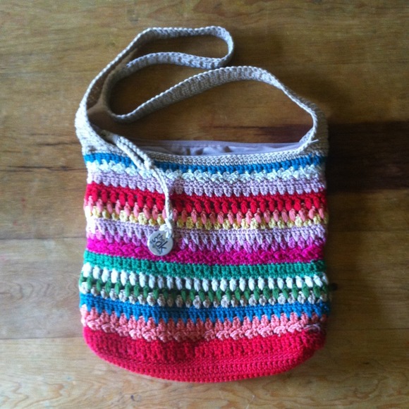 💥 TRADE 💥 Beachy Multi-Colored Crocheted Purse