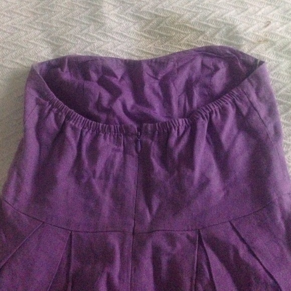 Purple linen sundress - Picture 3 of 4