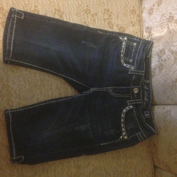 💞Back to School Bedazzled Shorts Size 5💞 - Picture 3 of 3