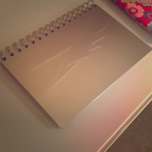Awesome sketch book with metal cover