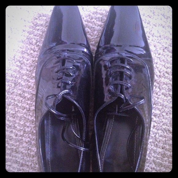 Nando Muzi varnished Italian leather shoes 6.5