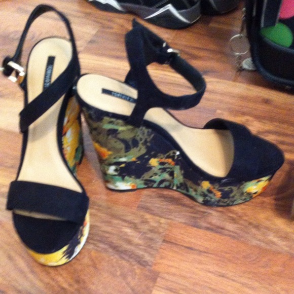 New floral wedges from forever 21
