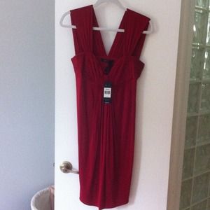 BCBG Max Azria Red Cocktail Dress