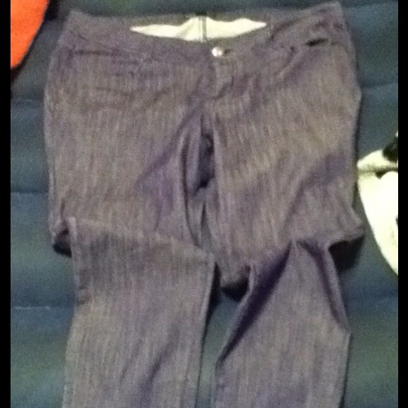 Purple skinny jeans