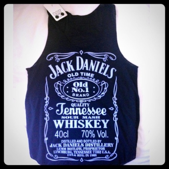 Black & white Jack Daniels Tank