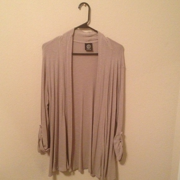 beige cardigan
