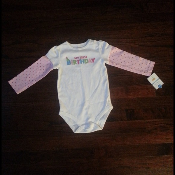 Carter's First Birthday Onesie