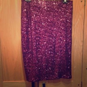 Sequin skirt