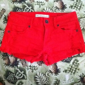 Red bullhead shorts