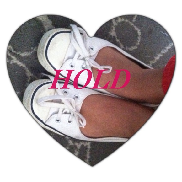 Rampage lace up white canvas flats