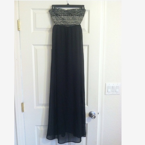 Tribal Maxi Dress & Gold Dress