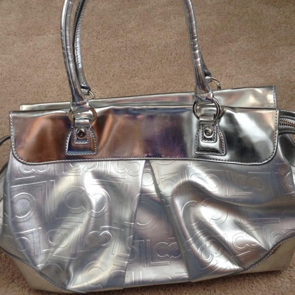 Silver Liz Claiborne bag