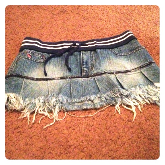 Abercrombie denim skirt.