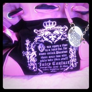 Black and Pink Juicy Couture Purse