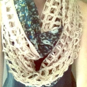 Urban Outfitters floral infinity scarf
