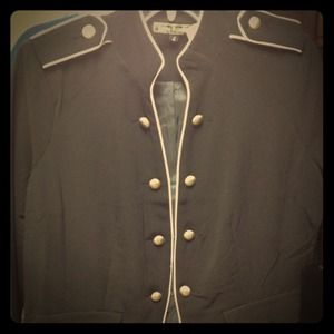 Black military jacket