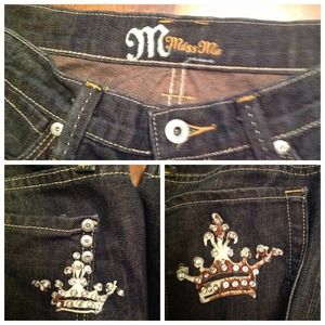 ❤💯MISS ME jean, size 29 x 34" inseam, 8"rise
