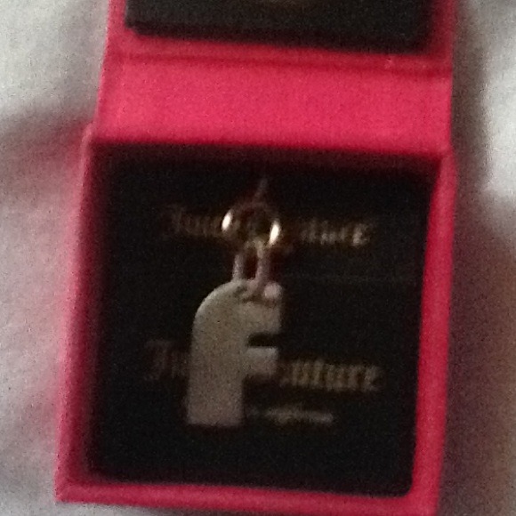 Silver "F" charm - Picture 2 of 4