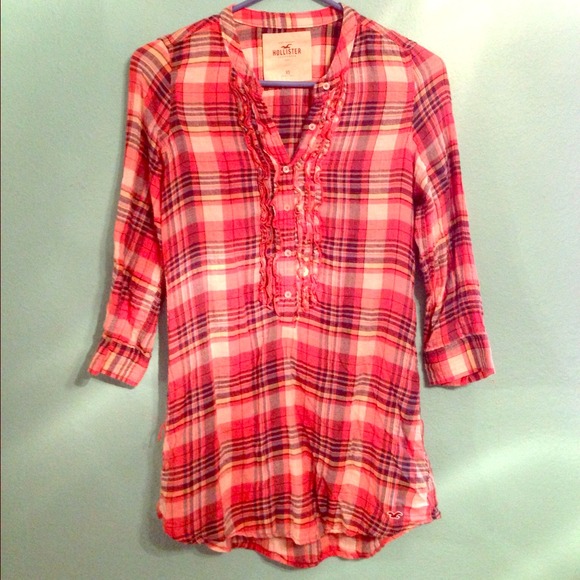 Long Hollister shirt.