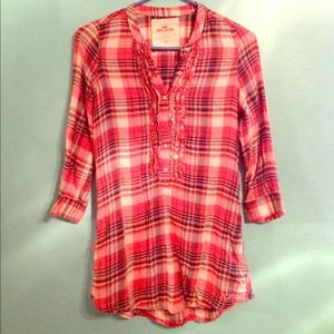 Long Hollister shirt.