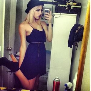 High Low Black Dress
