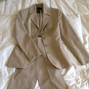 Beige suit