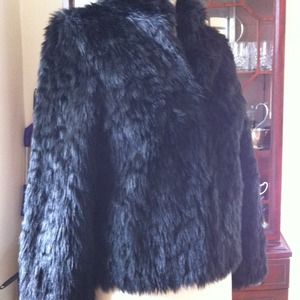Faux fur jacket