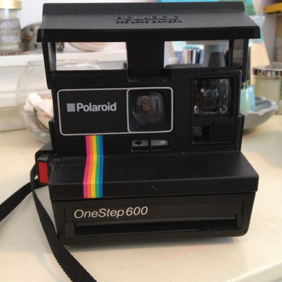 Black Polaroid camera Perfect condition