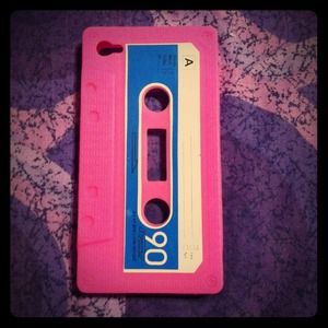 Pink Cassette Tape iPhone 4/4S Case