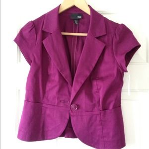 Short sleeve blazer