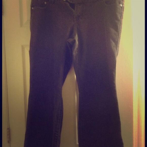 Plus size venezia black jeans