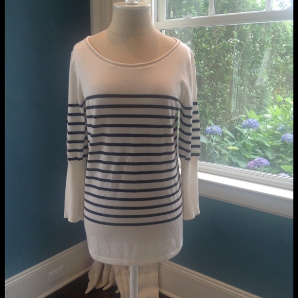 Michael Kors cashmere/ Silk stripe sweater.$100