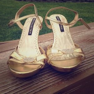 Gold Sandal Heels