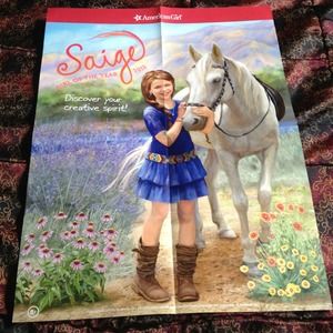 American Girl Saige Poster
