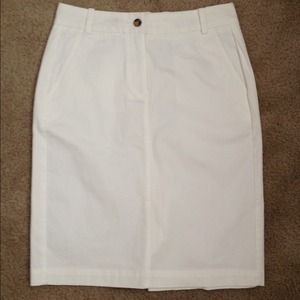 White skirt