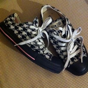 Houndstooth print All Star Converse