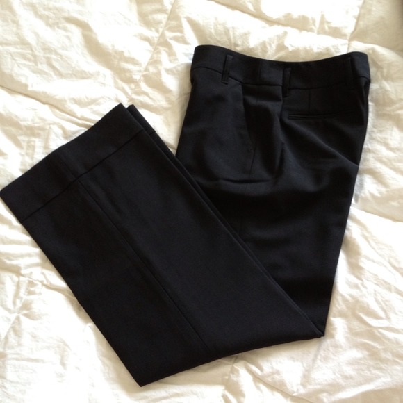 Black Anne Taylor cuffed pants