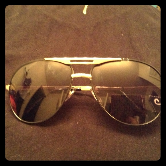 Carbon Men's Aviator Sunglasses